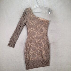 Windsor Taupe Lace Dress